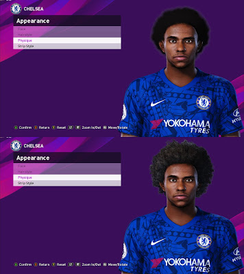 PES 2020 Faces Willian by Davidjm08