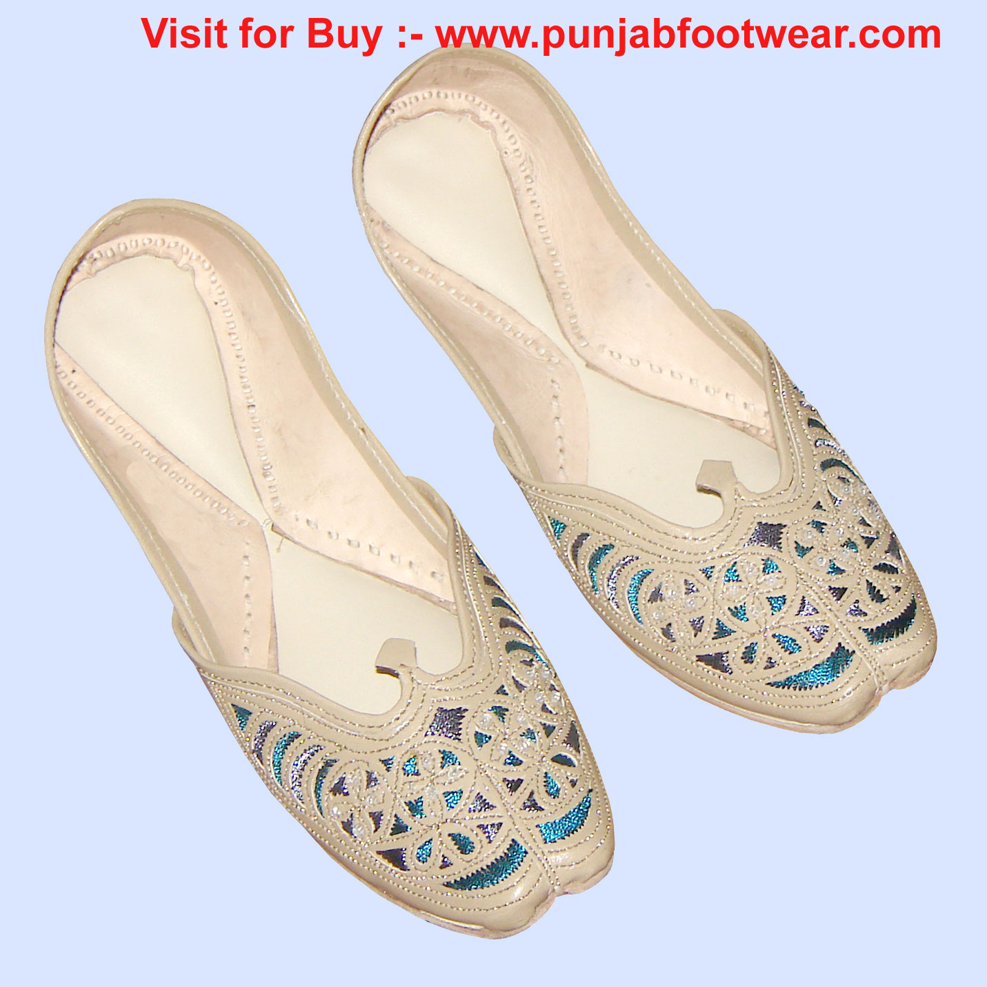 Women Beaded Shoes: Indian wedding shoes