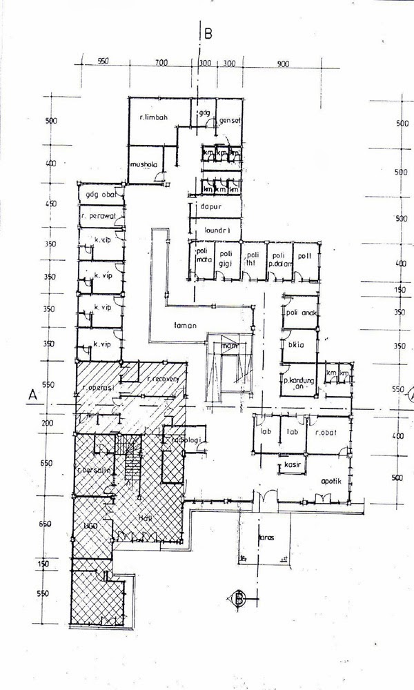 Denah Ruangan Di Rumah Sakit. 67 denah rumah sakit sanglah 