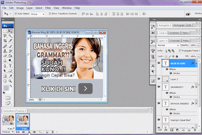   di artikel kali kita akan membahas tutorial perihal cara membuat banner iklan animasi se Cara Membuat Banner Iklan Sendiri Untuk Blog dengan Adobe Photoshop