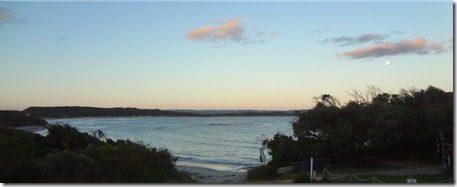Moon at Parry Beach