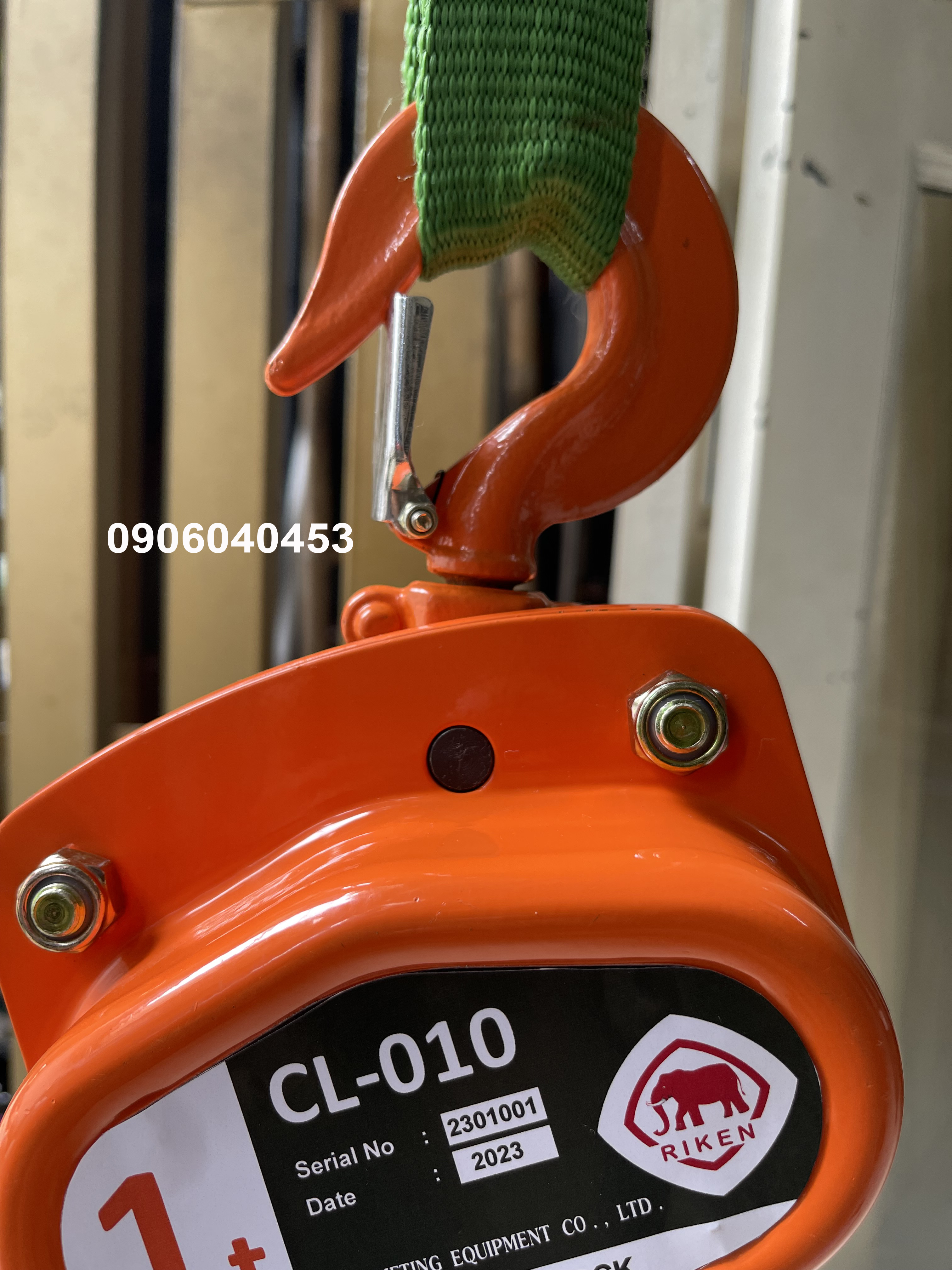 Pa lăng kéo tay Riken 1 tấn CL010 / CL010 Riken Manual Chain Hoist