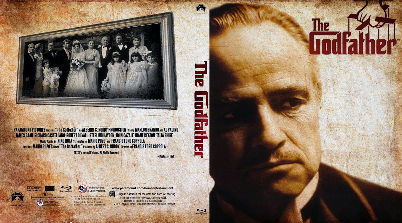 The Godfather Dvd Disk Cover