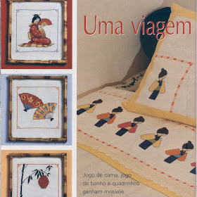 Lindos motivos orientais ponto cruz