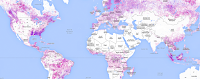 Areas shaded in pink show points that have lost trees at least 16 feet in height due to deforestation, wildfire or some other cause of mortality between 2001 and 2015. (Credit: Global Forest Watch) Click to Enlarge.