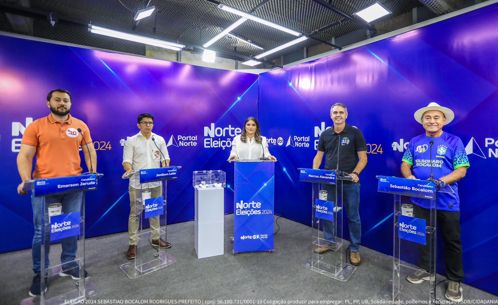 c367ac61-1f42-4e77-a9cf-8d8791aa1135 "Obrigado por não esconder a verdade, diferente do candidato que esconde o PT e o Lula", dispara Jarude em Debate