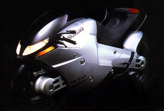 Suzuki Nuda Concept Bike - Bahagian Hadapan