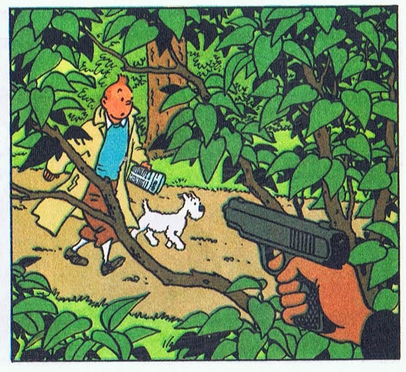 Spécial Tintin ... Les jardins de Moulinsart, analyse ...
