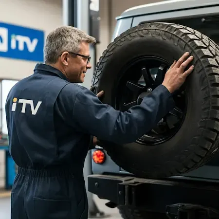 INSPECCION ITV RUEDA REPUESTO