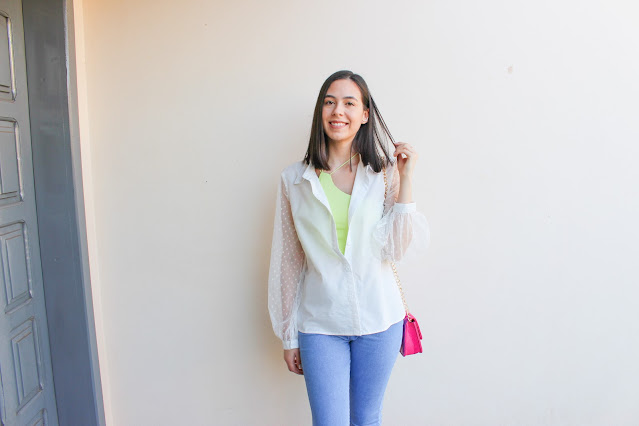 Look blusa cropped com camisa branca!