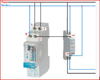 Contactor & clock timer