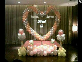 dekorasi balon Sweet 17