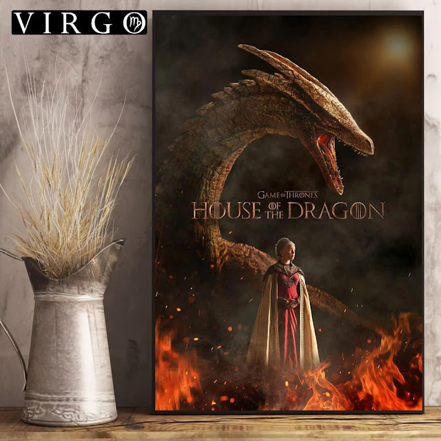 Young Rhaenyra And Syrax House Of The Dragon Season 2 Posters
