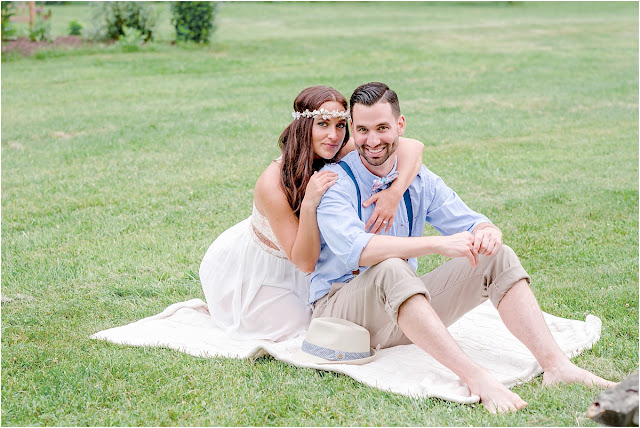 Beautiful rustic NJ engagement session