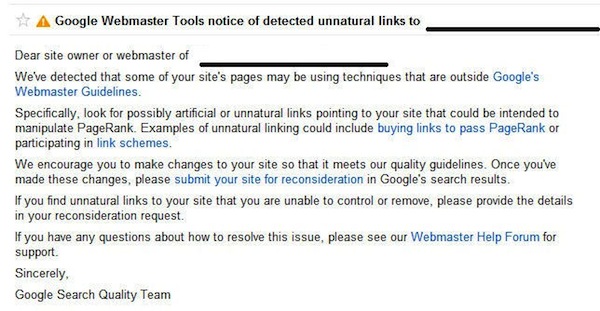 Seo Unnatural Links