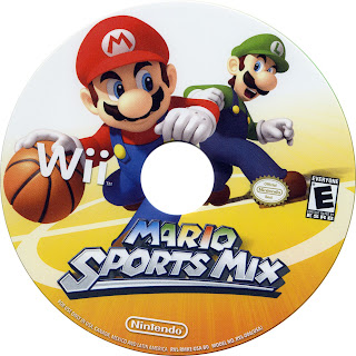 Capa Label Mario Sports Mix Wii