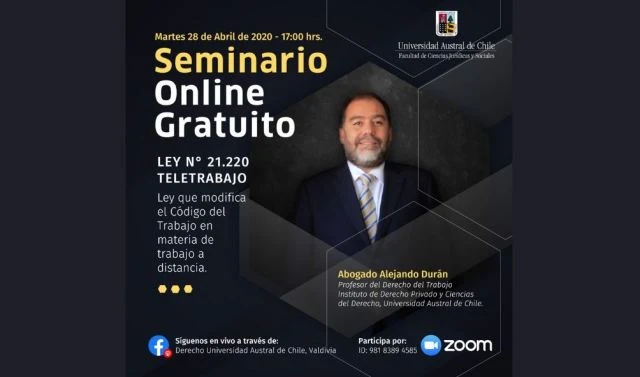 Seminario online sobre Ley de Teletrabajo