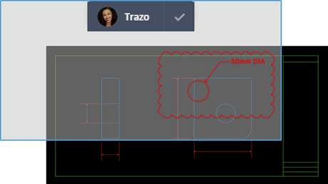 Colaboración en trazo autocad 2022