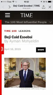 Essebsi parmi les 100 personnalités les plus influentes du monde