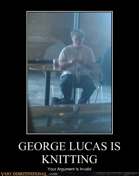 george lucas knitting