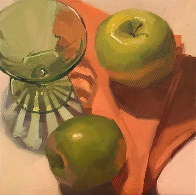 sarah sedwick "Radiate" oil painting still life