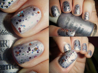 Sally Hansen Hard as Nails Xtreme Wear 04 Lilac Zinc Essence Nail Art Special Effect! Topper 02 Circus Confetti