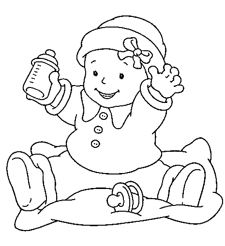 Baby Coloring Pages