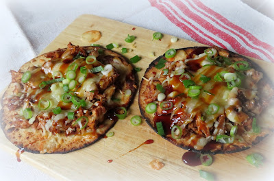 Easy BBQ Chicken Tostadas