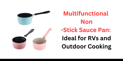 Multifunctional Non-Stick Sauce Pan  Ideal for RVs and Outdoor Cooking