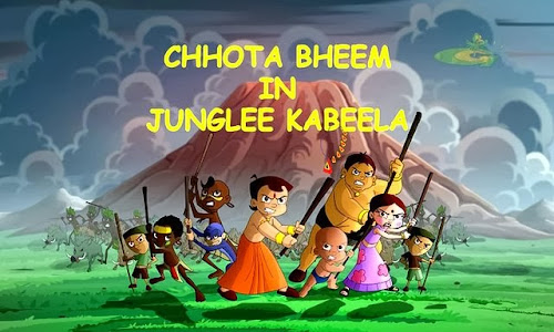 Poster Of Hindi Movie Chota Bheem in Junglee Kabeela (2013) Free Download Full New Hindi Movie Watch Online At worldfree4u.com
