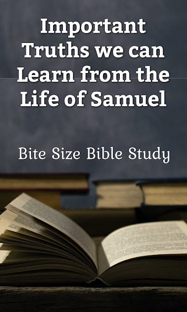 This short Bible study discusses our need to be obedient like Samuel even when things are difficult.