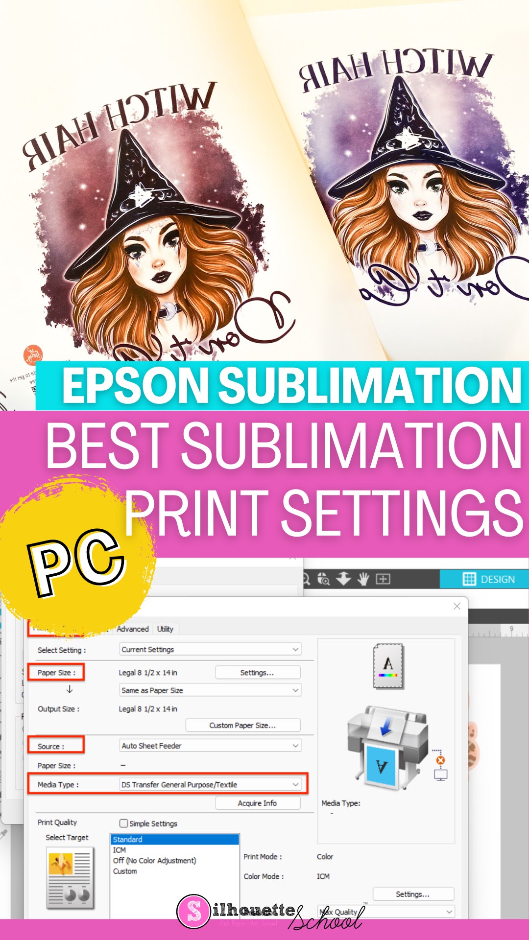 F570 Sublimation Print for Best Color (PC) - School