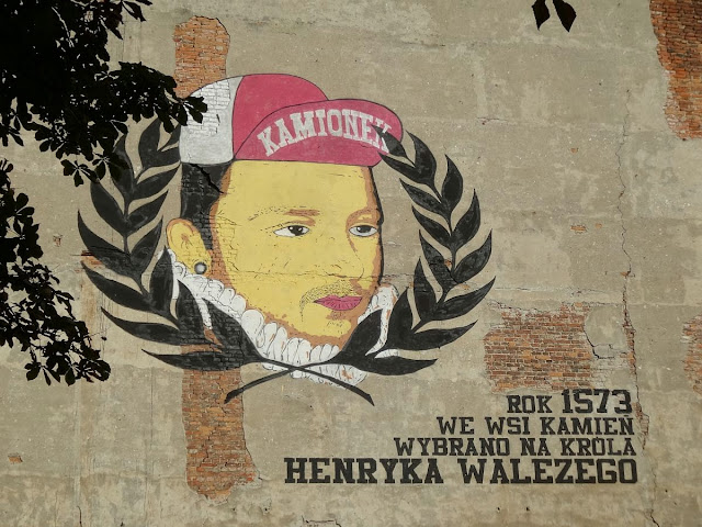 Mural Kamionek - Henryk Walezy