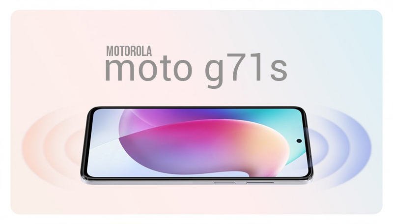 Motorola launched the Moto G71s in China