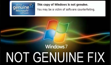 Windows 7's This copy of windows is not able to stop genuine messaging forever without using Genuine only using CMD, see details