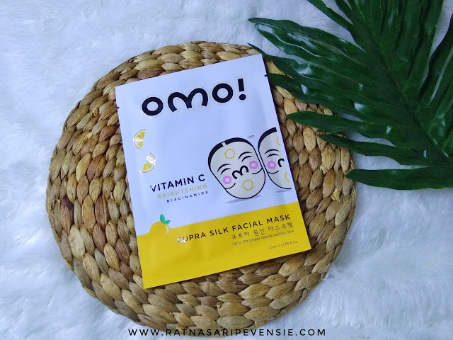 Review OMO! Cupra Silk Facial Mask - Vitamin C