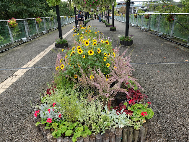 とっとり花回廊のプロムナード橋