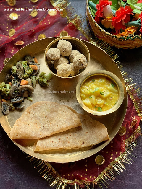 Za'atar Spiced Broccoli Mushroom Sabzi Recipe