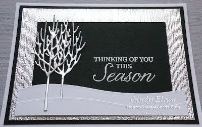 Heart's Delight Cards, MIF Holiday Catalog Showcase, Winter Woods, CAS, Stampin' Up!