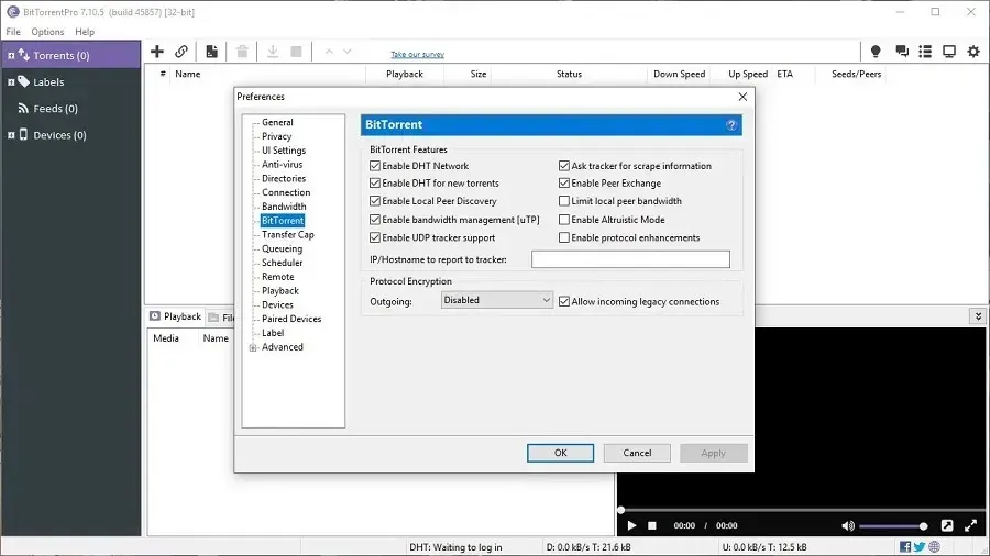 BitTorrent Pro 7.10.5 Build 45967