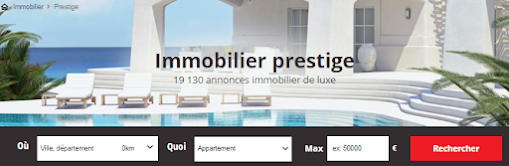 Nombre de biens immobiliers de prestige sur Paruvendu