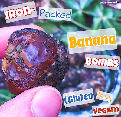 Iron-Packed Banana Bombs (Gluten Free, Vegan), casey the college celiac