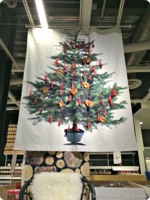 christmas tree fabric ikea