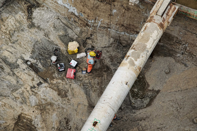 Baustelle Upper West, Hotel, Büro, Einzelhandel, (ursprünglich: Atlas Tower), geplante Höhe: 118 Meter, Breitscheidplatz, 10623 Berlin, 04.06.2014