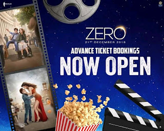 Zero Hindi Movie Advance Ticket Booking 