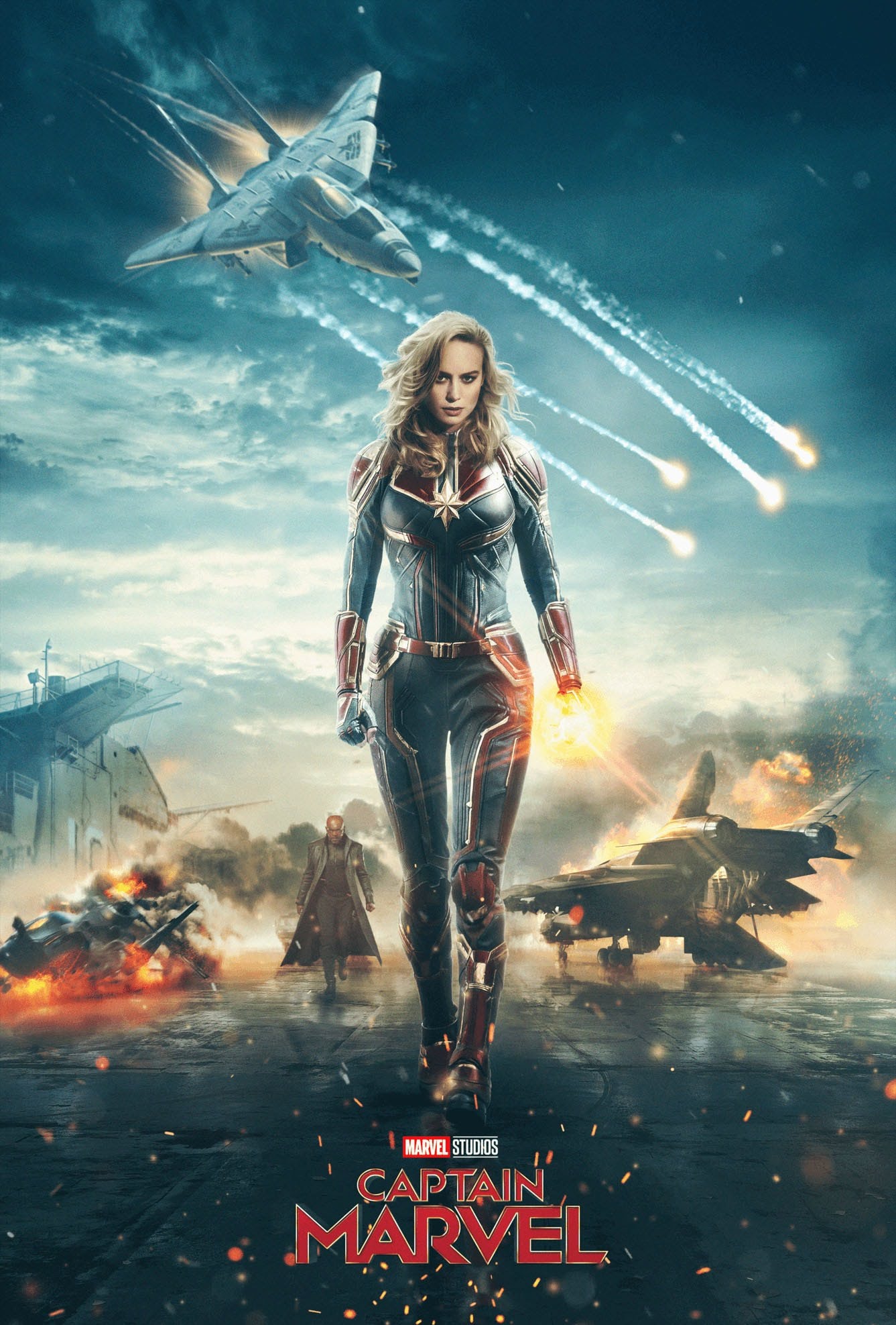 Captain Marvel Fanmade Poster カンヌ受賞アーティストのプロの仕事だから 公式でも おかしくないマーベルの戦うヒロイン 映画の最新作 キャプテン マーベル のファンメイドのポスター B Side Of Cia