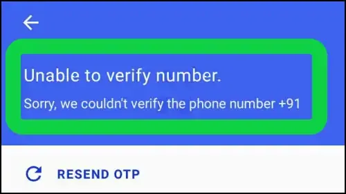 How To Fix Google Pay App Fix Unable To Verify Number. Sorry, we couldn't verify the phone number +91 Problem Solved in Gpay or Google Pay App