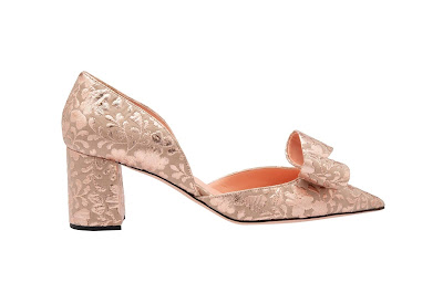 Rochas Bow Embellished Pumps