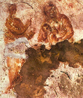 Cea mai veche imagine cunoscută cu Fecioarei Maria hranind copilul Iisus. Catacombele Priscilla, Roma (sec. al II-lea)