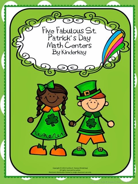 http://www.teacherspayteachers.com/Product/Five-Fabulous-St-Patricks-Day-Math-Centers-583322